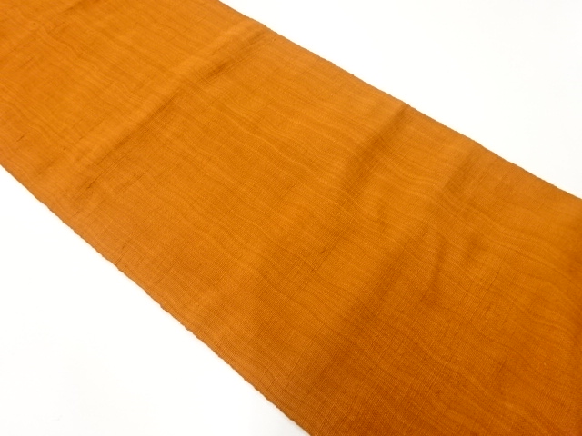 JAPANESE KIMONO / VINTAGE NAGOYA OBI / SILK / TSUMUGI / WOVEN TATEWAKU PATTERN